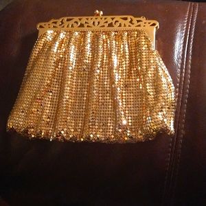 Whiting and Davis CO Gold Clutch